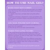 UV LED Nail Lamp, Gugusure Upgrade 180W Nail Dryer for