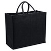 La Cordeline Black Jute 25 Litre Comfort Handle Shopping Bag,
