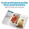 HP Enhanced Tri-fold Business Paper, Glossy, 8.5x11 in, 40 lb,