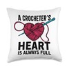 Crochet Crocheting Throw Pillow