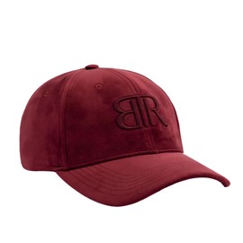 Bronx Unisex Velvet Baseball Cap | Luxurious Burgundy Velvet Hat with Satin Lining, Adjustable Strap & Moisture-Wicking Comfort