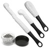 Litoexpe 3 Pieces Decanter Cleaning Brush with 400 Pieces Cleaning