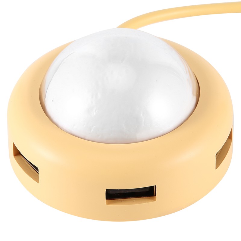 USB Hub Splitter Adapter 4 Port MultiFunction LED Light TypeC