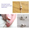925 Sterling Silver Knot Covers Crimps Threading Beads Caps Foldable