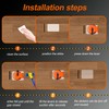 Floor Gap Fixer Tools with Suction Cup, Rubber Mallet Hammer,