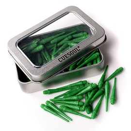 CUESOUL 100 2BA Soft Tip Dart Points (CSSTP008 - Green)