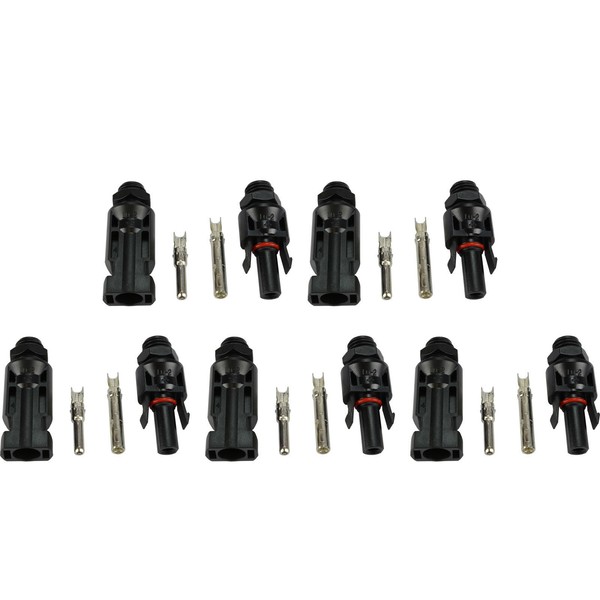 5 QTY TEMCo 30A Solar Panel Direct Box Connector Screw Pairs Set PV Cable