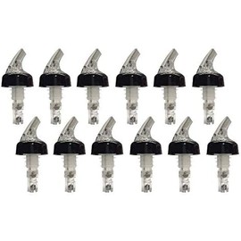 3/4 oz Measured Liquor & Wine Pourers – 12 Pack | Portion Control Bottle Spouts for 750ml & 1L Bottles | Bar, Restaurant & Home Use