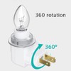 TWDRTDD Plug in Night Light, Adjustable E12 Base Socket Night