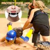 2 Pack Softball Fielder's Facemask Chin Cup, Maximum Protection Replacement