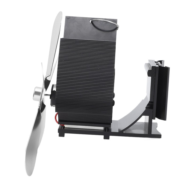 Wall Mounted Fireplace Fan 5 Blade Heat Powered Wood Stove