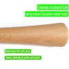 12" Sauerkraut Pounder Natural Beech Wood smasher for Fermentation Crocks