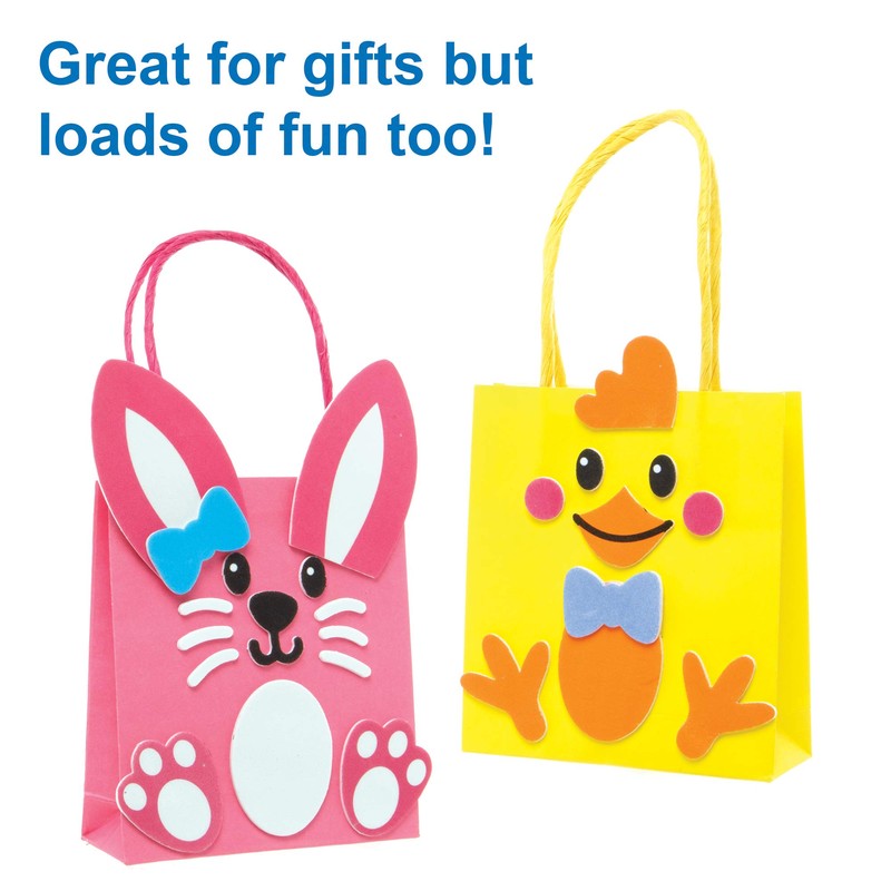 Baker Ross Easter Gift Bags, Pack of 4, Easter Crafts