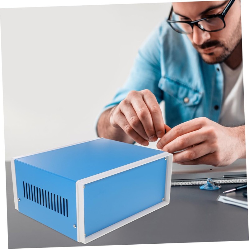 Alipis Aluminum Enclosure Box for Electronics Electric Project Case Weatherproof