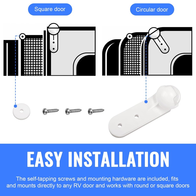 Giokyi 360° Degree Awning Door Roller Ball for RV Door