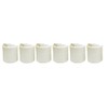 Bark and Lindy PP White Plastic Disc Top Caps, 28/410
