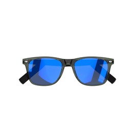 GetD Bluetooth Sunglasses for Men & Women, Polarized Smart Glasses (Grey Frame+Blue Lens)