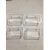 Fit Fly Parakeet Feeder Seed Water Small 3 oz Clear