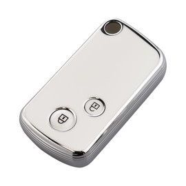 [Unhoke] Honda Key Case, Odyssey Accord Key Cover, Elysion Insight, Step Wagon, Fit, Smart Key Case, Shockproof, Stylish, Good Touch, Premium TPU, white (off-white)