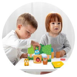 Galt Toys, Memory Friends, Wooden Memory Game for Kids, Ages 3 Years Plus