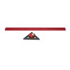 400mm Woodworking Hole Scribing Ruler Aluminum Alloy 360° Rotating Line