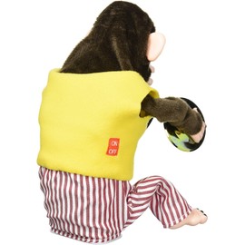 Yamani 11293 Curious Cymbal-kun Design Accessories, Brown, 11.0 x 7.1 x 8.3 inches (28 x 18 x 21 cm)