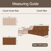 Rose Home Fashion Sectional Couch Covers for Sectional Sofa L