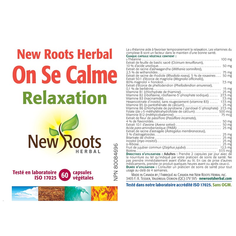 New Roots Herbal - Chill Pills - 60 Capsules -
