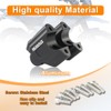 REARACE Motorcycle Handlebar Risers, Handlebar Risers Mount Clamp Kit 43mm
