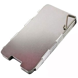 Stove Windscreen for Camp, 12 Plates Camping Windshield, Folding Stoves Wind Screen by IDOMIK, Foldable Outdoor Cooking Portable Wind Guard Aluminum Alloy Lightweight