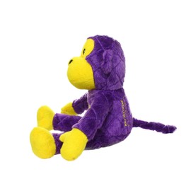 MIGHTY- Safari Monkey - Squeaker-Multiple Layers. Made Durable, Strong & Tough. Interactive Play Dog Toy (Tug, Toss & Fetch). Machine Washable & It Floats. (Regular 2 Pack, Purple)