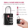 ZHEGE Suitcase Locks TSA Approved, 3 Digit Luggage Locks with