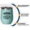 Design Major Teal Edition Wine Tumbler 12oz - Design Major
