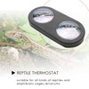Katigan Hygrometer Reptile Tank Thermometer Temperature Humidity Monitor for Vivarium