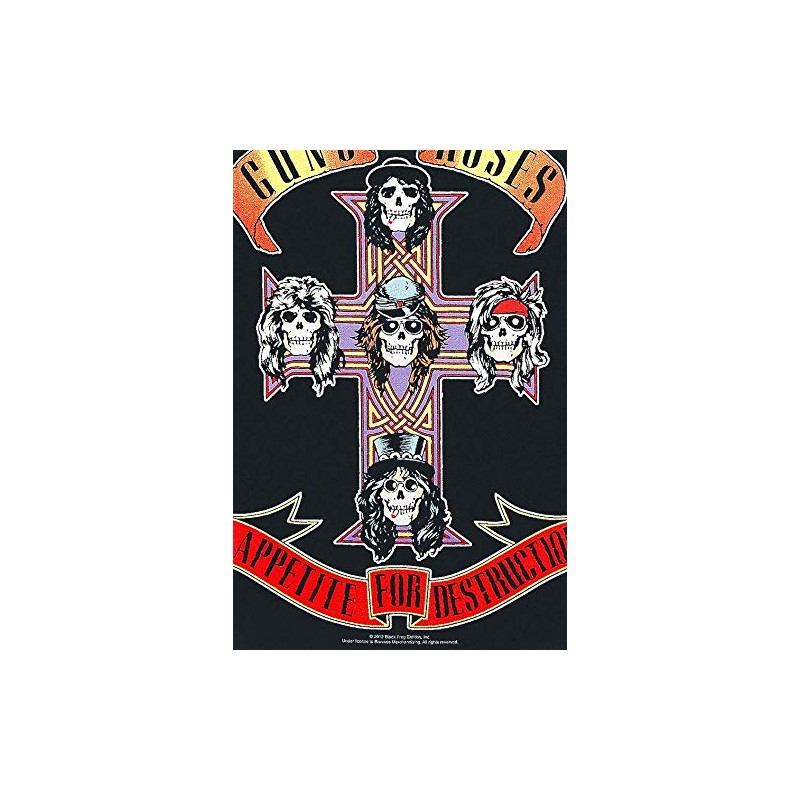 Guns N' Roses Appetite for destruction Backpatch multicolour