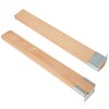 DAJAVE 6PCS 16 Inch Wood Drawer Slides Bottom Mount, Classic