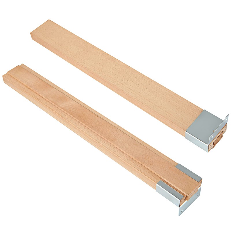 DAJAVE 6PCS 16 Inch Wood Drawer Slides Bottom Mount, Classic