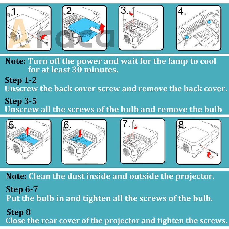 Araca LMP-H210 Projector Lamp with Housing for Sony VPL-HW45ES HW65ES