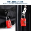 TSA Luggage Locks (4Pack) - 3 Digit Combination Padlocks -