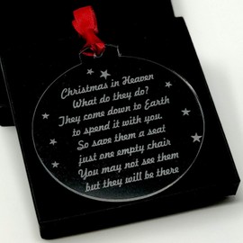 Christmas In Heaven What do they do bauble