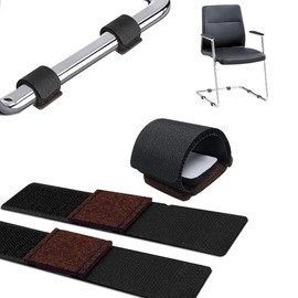 5 cm Furniture Felt Gliders with Velcro Fastener for Chair Rails Pack of 24 Floor Protectors Chairs Chair Leg Protectors Velcro Parquet Protector Suitable for Rocking Chair Non-Slip Noise Reduction