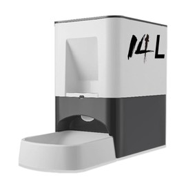 Large Automatic Dog Feeder, 14L Extra Large Breed Auto Dog Feeder Timed Programmable Pet Food Dispenser, Portion Control Voice Recording Suitable for Large and Medium-Sized Dogs