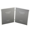 Silverplated Double Hinged Collage Photograph Photo Frame Gift Keepsake 8"