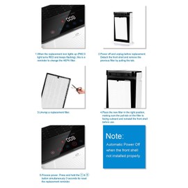 Airthereal Replacement True HEPA Filter for Pure Morning APH260 Air Purifier (1-Pack)