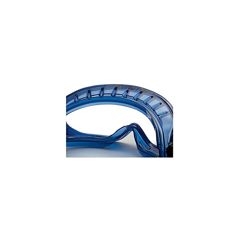 Bollé BLAPSI Blast Goggles, Anti-Scratch and Anti-Fog Lens, Blue PVC
