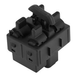 A ABSOPRO Power Window Switch No.4602756AB Window Control Switch for Jeep Wrangler 2007-2010 Black