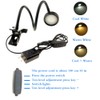 ZSGoes 2 Pack Clamp Gooseneck LED Desk Lamp, Clip on
