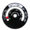Tomerry Magnetic Stove Thermometer Wood Stove Pizza Kiln Measuring 0