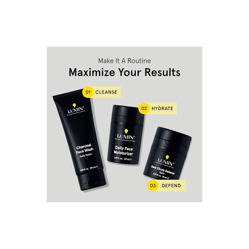 Lumin Bálsamo Hidratante Facial Hombres Moisturizer Balm Crema Humectante Que