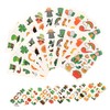 TOVINANNA 120 Sheets Sticker St Patricks Day Accessories Kids Shamrock